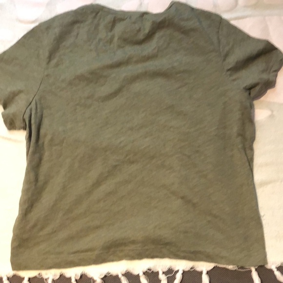 tokyo Darling- Olive crop top - Picture 4 of 4